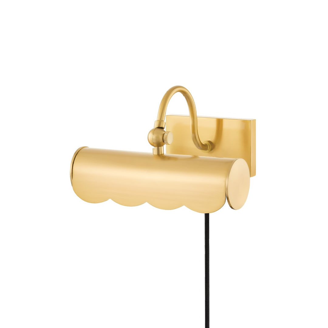 Fifi One Light Picture Light in Aged Brass - available from The Lighting Shoppe, trusted by Canadian homeowners