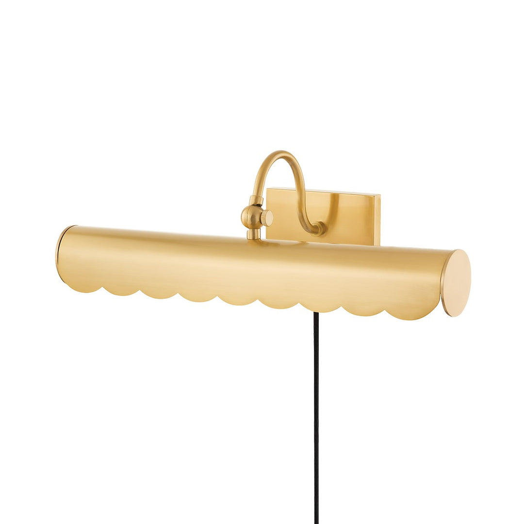 Fifi Two Light Picture Light in Aged Brass - available from The Lighting Shoppe, trusted by Canadian homeowners