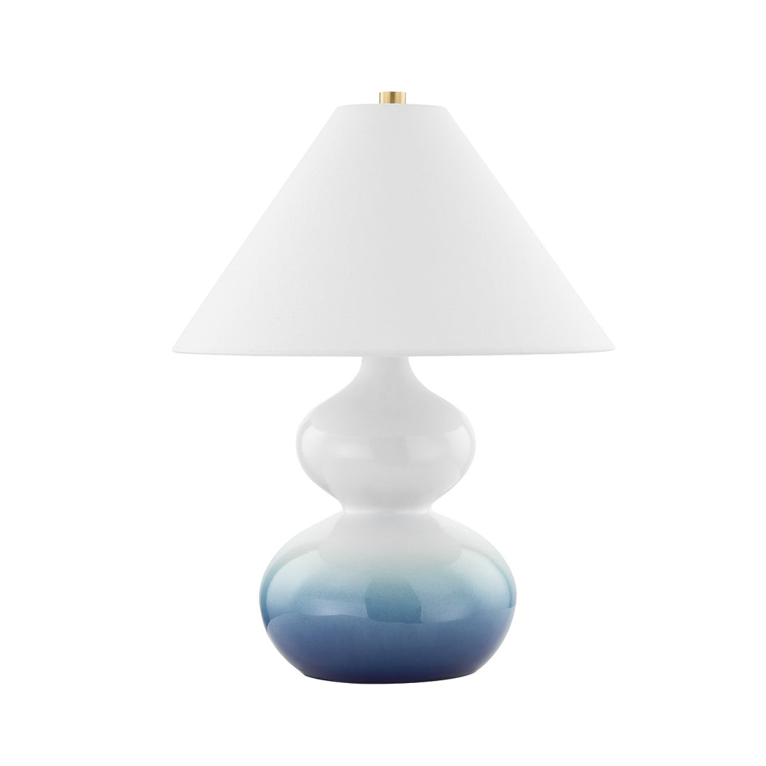 Aimee One Light Table Lamp in Aged Brass - available from The Lighting Shoppe, trusted by Canadian homeowners