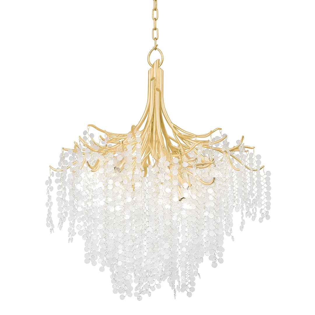 Corbett Lighting Canada - 350-32-GL - Nine Light Chandelier - Genoa - Gold Leaf