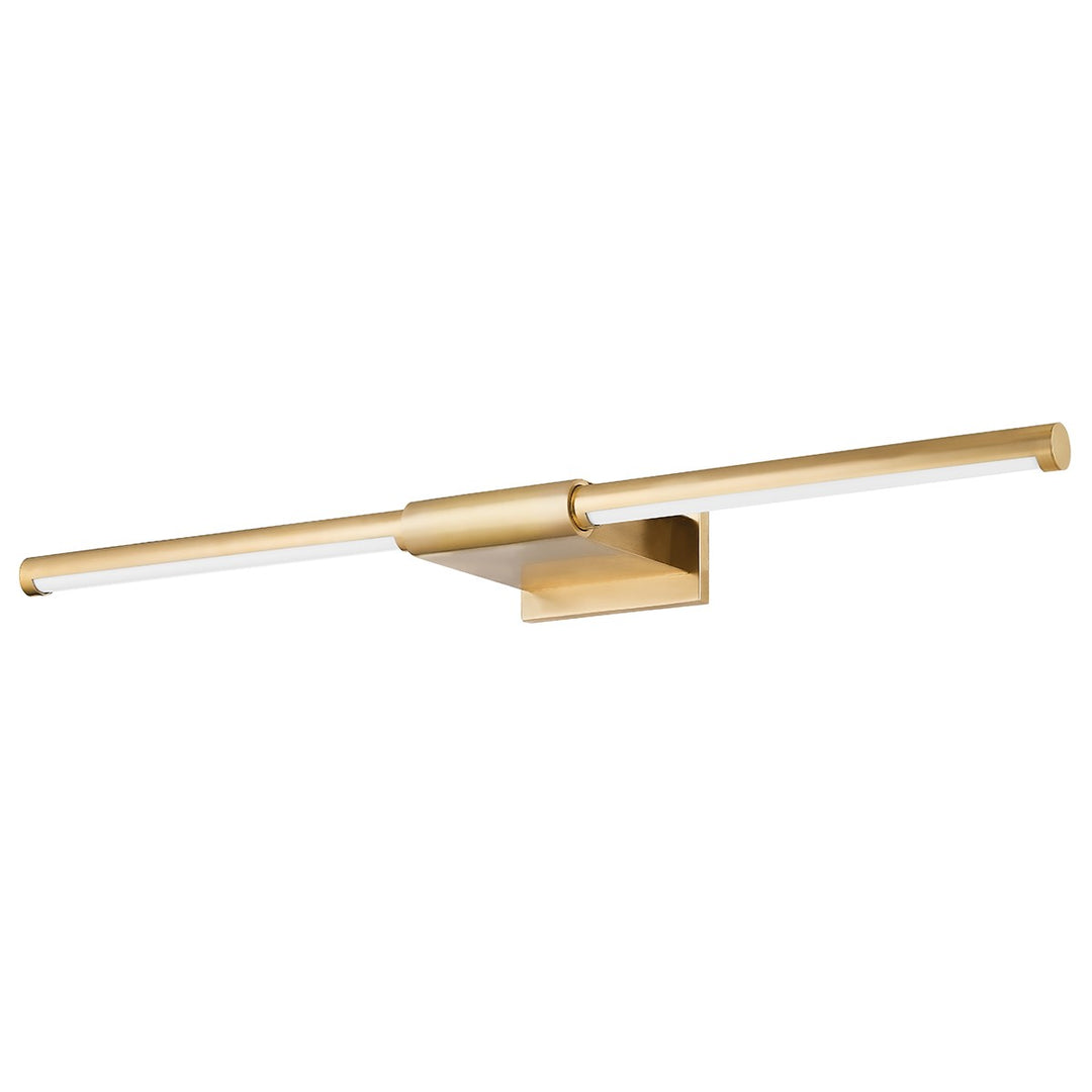 Jerome LED Picture Light in Aged Brass - available from The Lighting Shoppe, trusted by Canadian homeowners