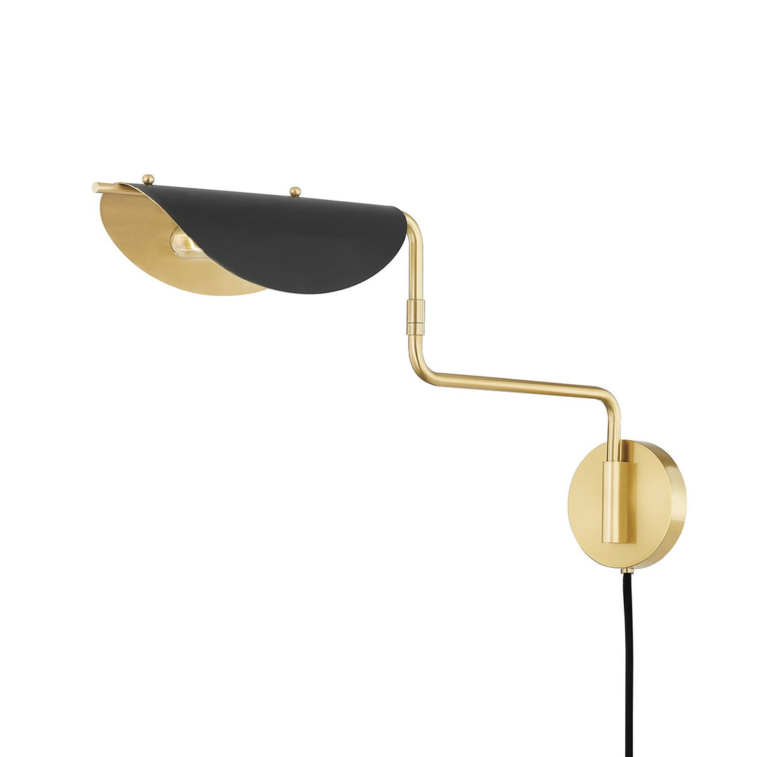 Hudson Valley Canada - 5213-AGB/SBK - One Light Portable Wall Sconce ...