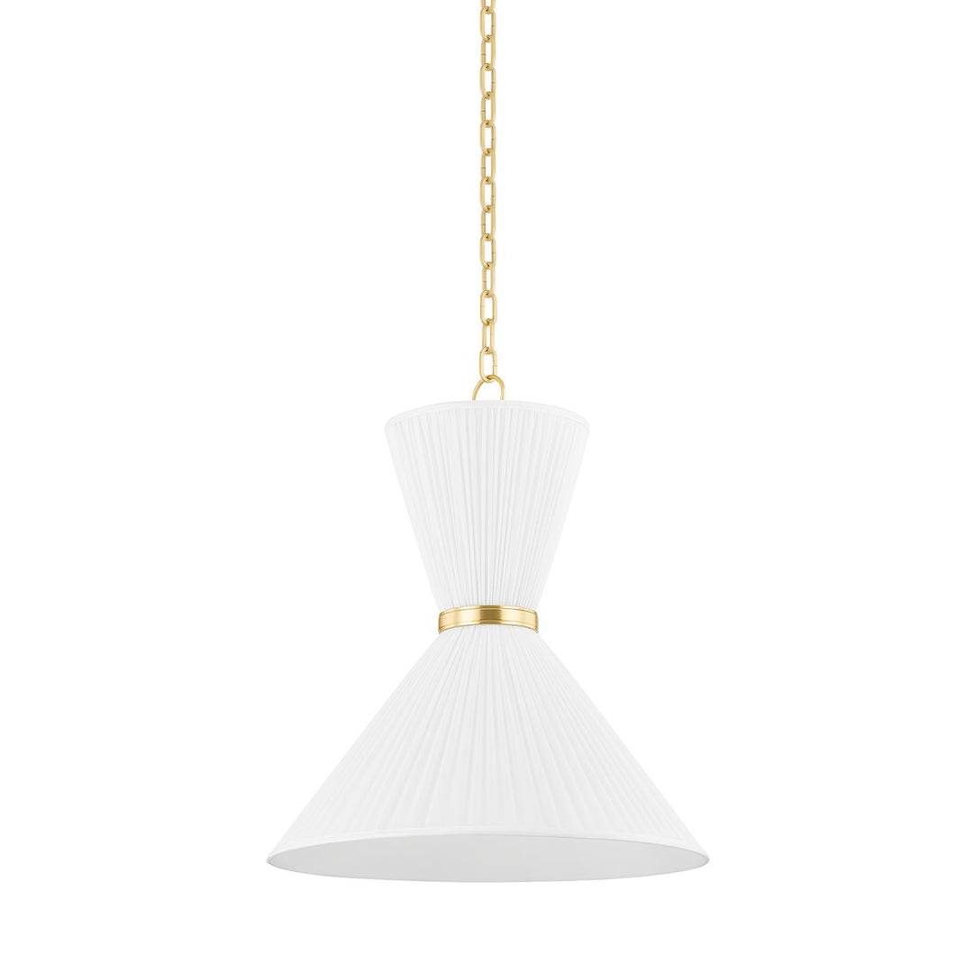 Enid Two Light Pendant in Aged Brass - available from The Lighting Shoppe, trusted by Canadian homeowners