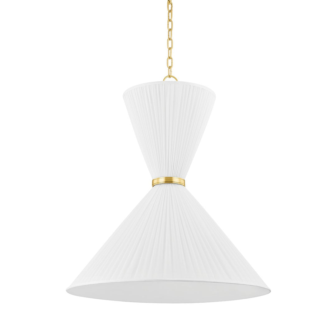 Enid Two Light Pendant in Aged Brass - available from The Lighting Shoppe, trusted by Canadian homeowners
