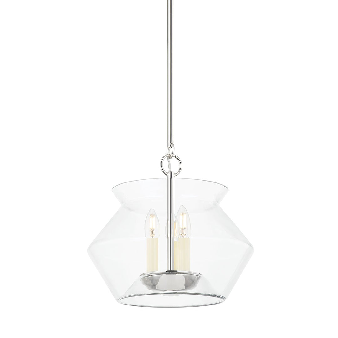 Hudson Valley Canada - 8115-PN - Three Light Lantern - Edmonton - Polished Nickel