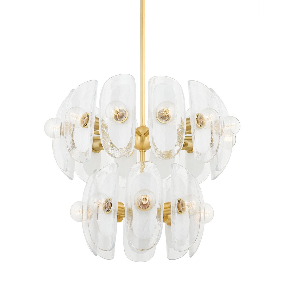 Hudson Valley Canada - 9131-AGB - 20 Light Chandelier - Hilo - Aged Brass