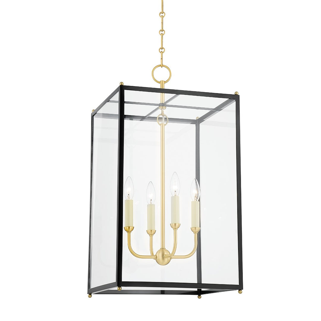 Hudson Valley Canada - MDS1201-AGB/DBL - Four Light Lantern - Chaselton - Aged Brass