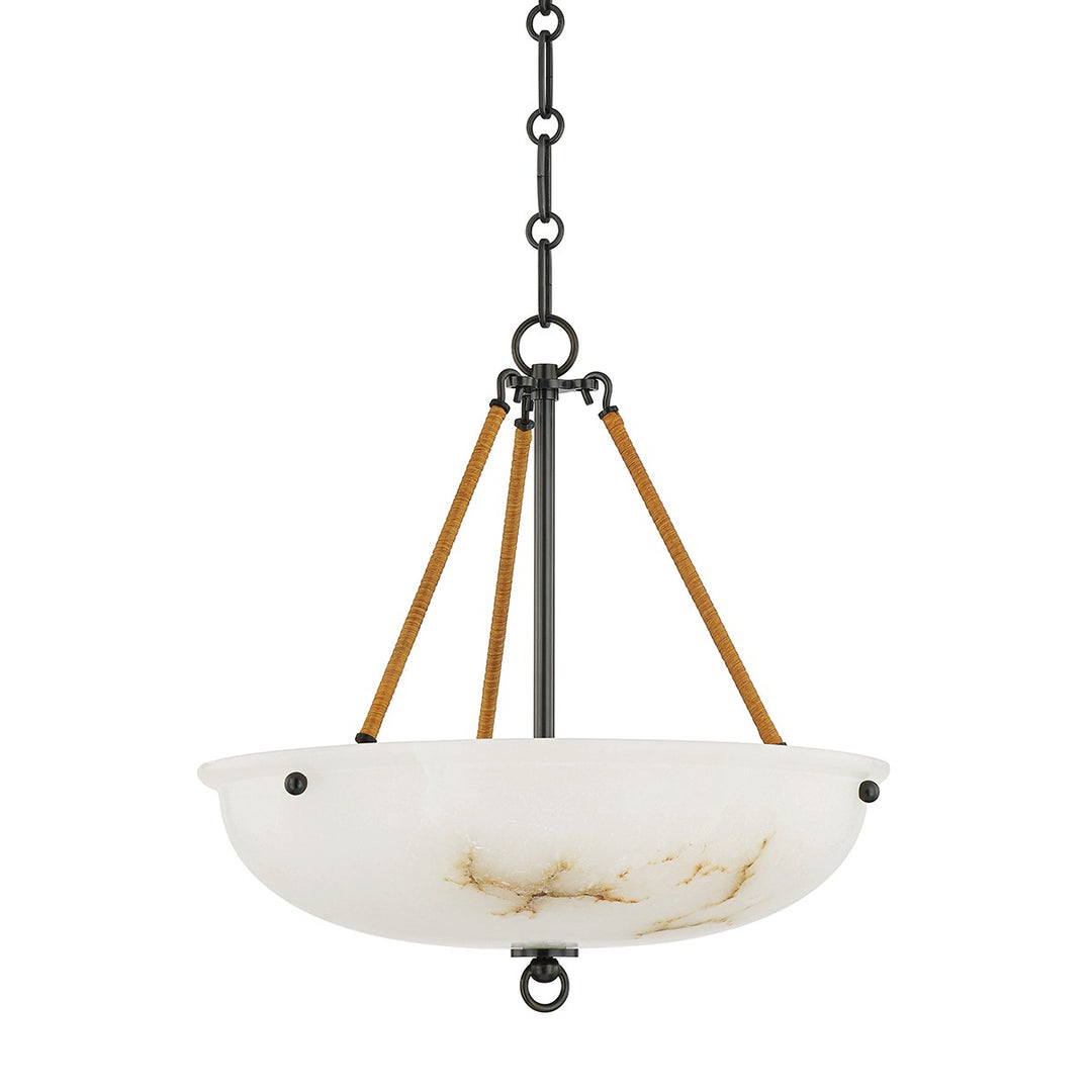 Somerset Three Light Pendant in Distressed Bronze - available from The Lighting Shoppe, trusted by Canadian homeowners
