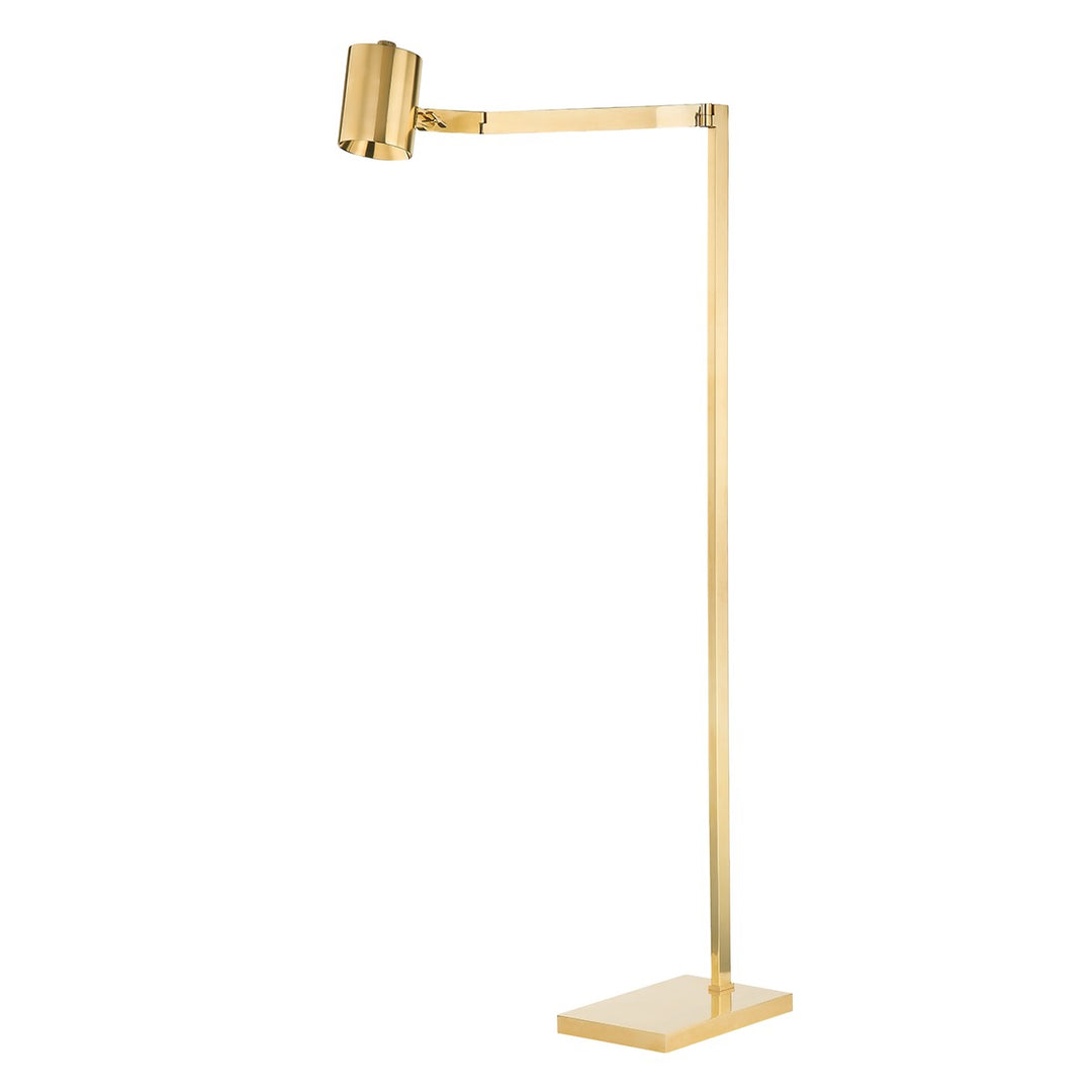Highgrove One Light Floor Lamp in Aged Brass - available from The Lighting Shoppe, trusted by Canadian homeowners