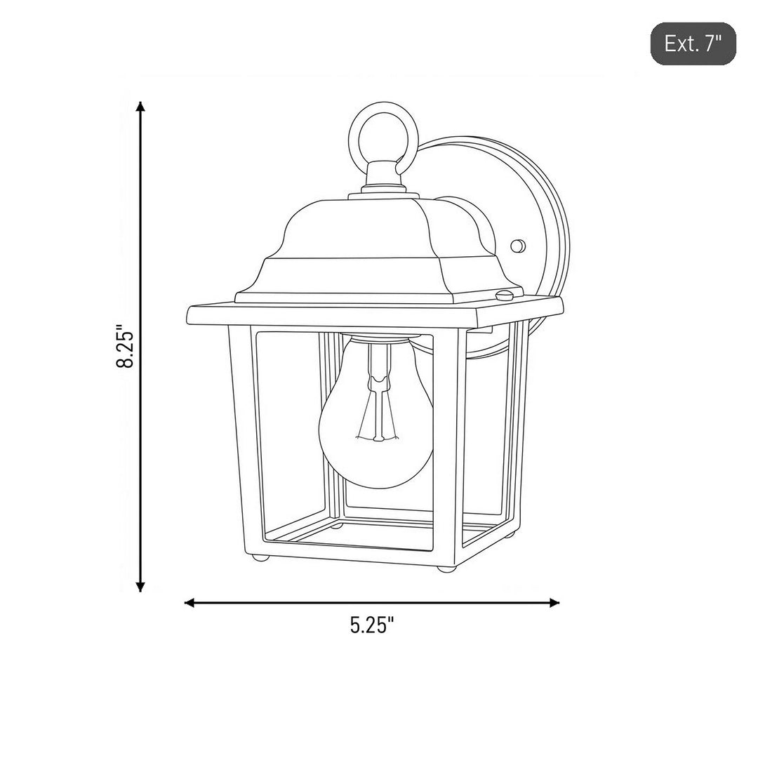Savoy House - 5-3045-72 - One Light Wall Mount - Exterior Collections - Rustic Bronze