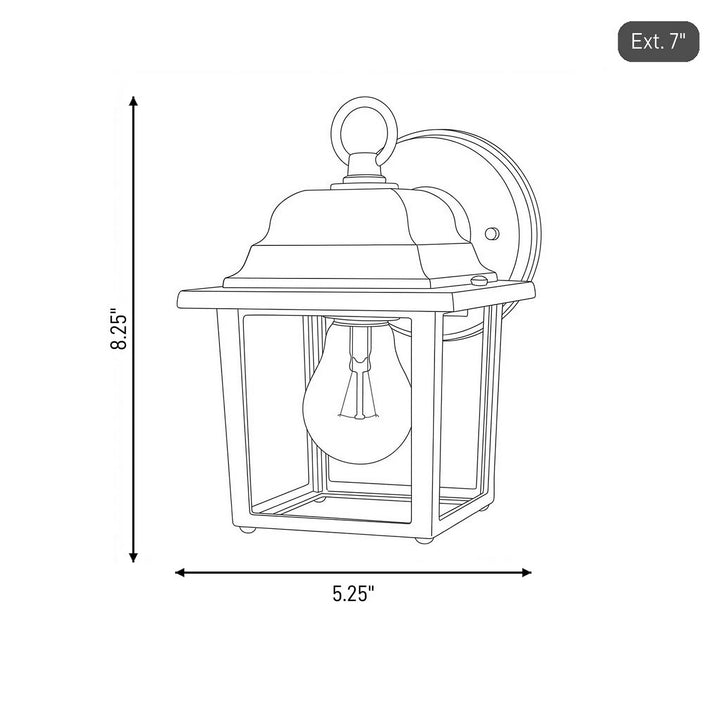Savoy House - 5-3045-72 - One Light Wall Mount - Exterior Collections - Rustic Bronze