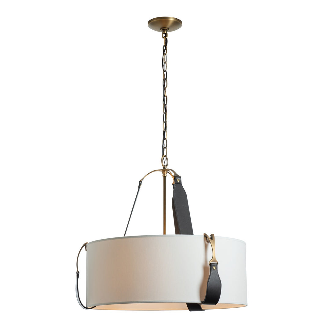 Saratoga Three Light Pendant in Antique Brass - available from The Lighting Shoppe, trusted by Canadian homeowners