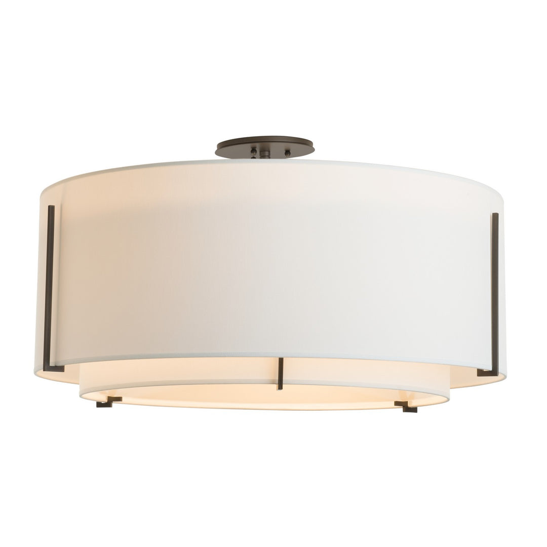 Hubbardton Forge Canada - 126505-SKT-07-SF2290-SF2899 - Three Light Semi-Flush Mount - Exos - Dark Smoke