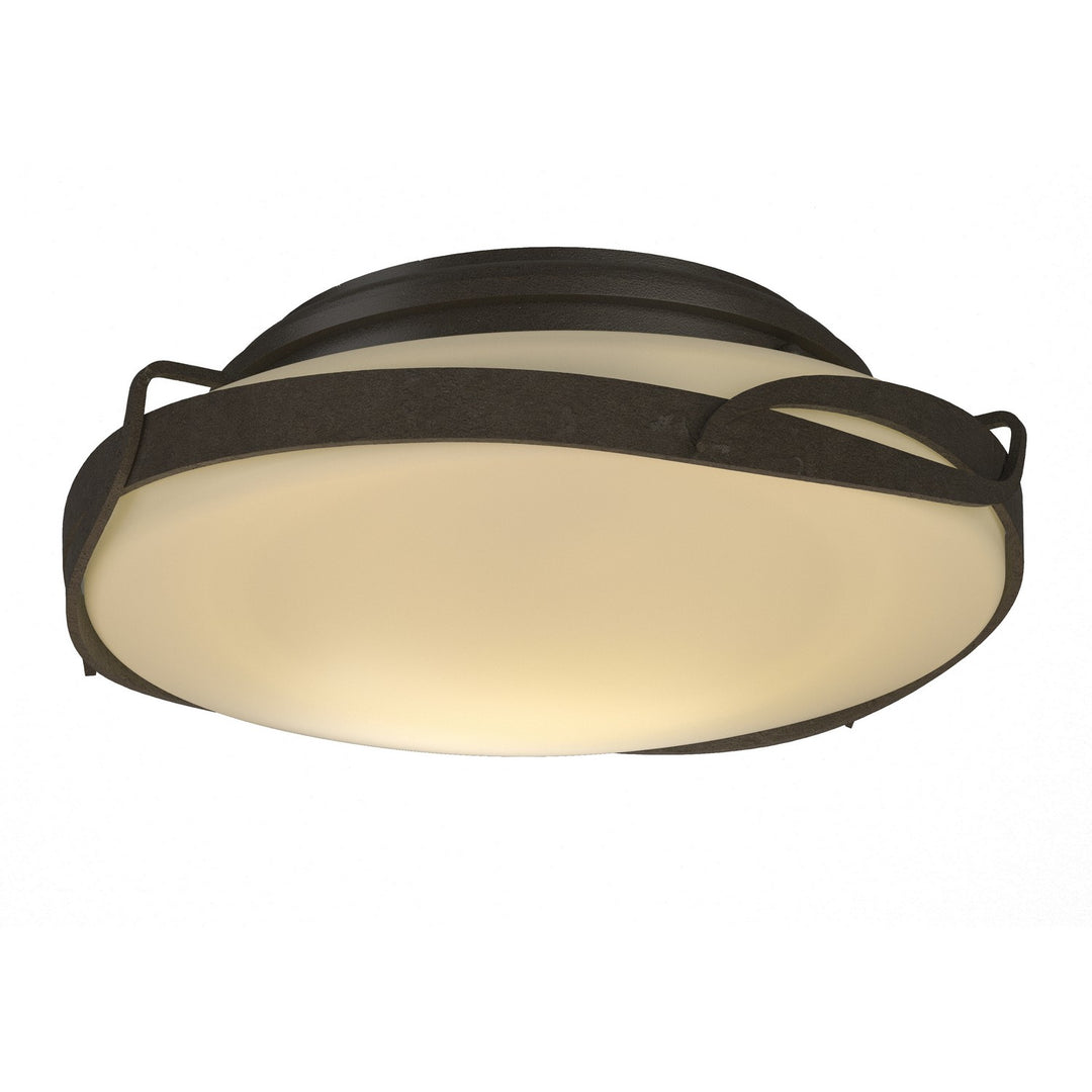Flora Two Light Flush Mount in Dark Smoke - available from The Lighting Shoppe, trusted by Canadian homeowners