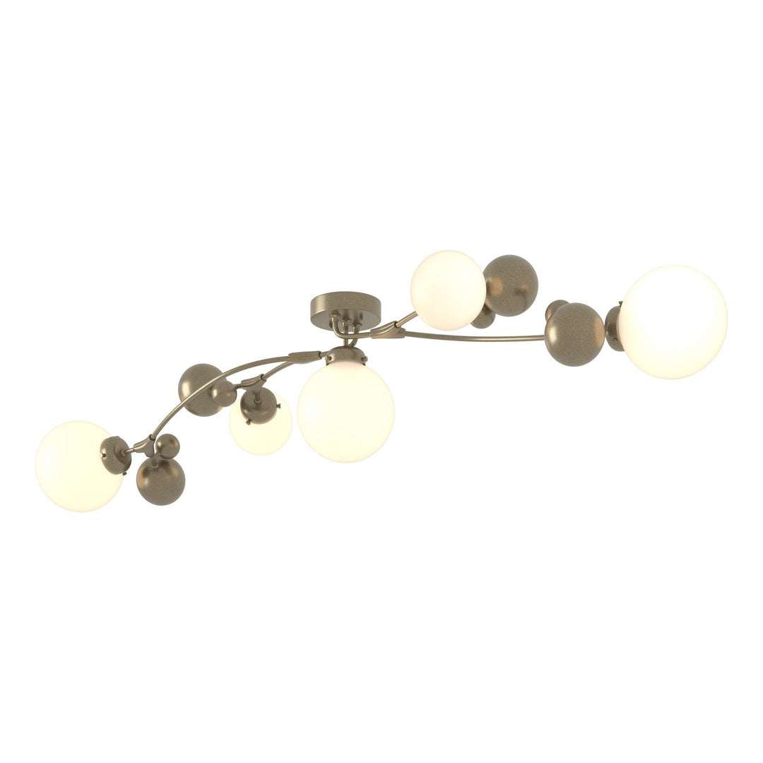 Sprig Five Light Semi-Flush Mount in Soft Gold - available from The Lighting Shoppe, trusted by Canadian homeowners