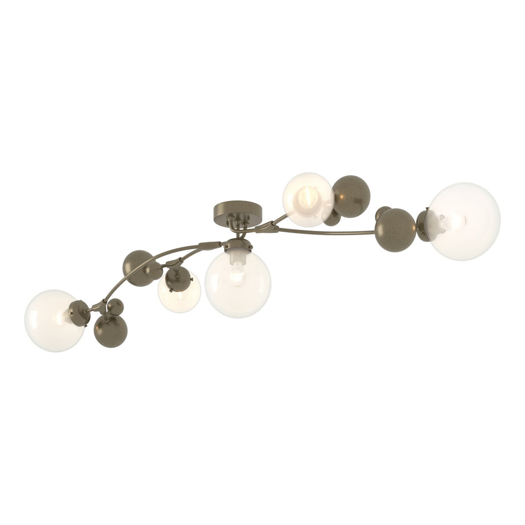 Hubbardton Forge Canada - 128715-SKT-84-WF0639 - Five Light Semi-Flush Mount - Sprig - Soft Gold