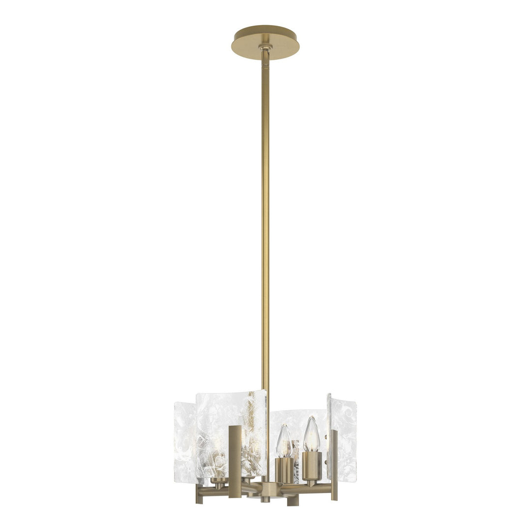 Hubbardton Forge Canada - 131060-SKT-MULT-86-YR0719 - Four Light Semi-Flush/Pendant - Arc - Modern Brass