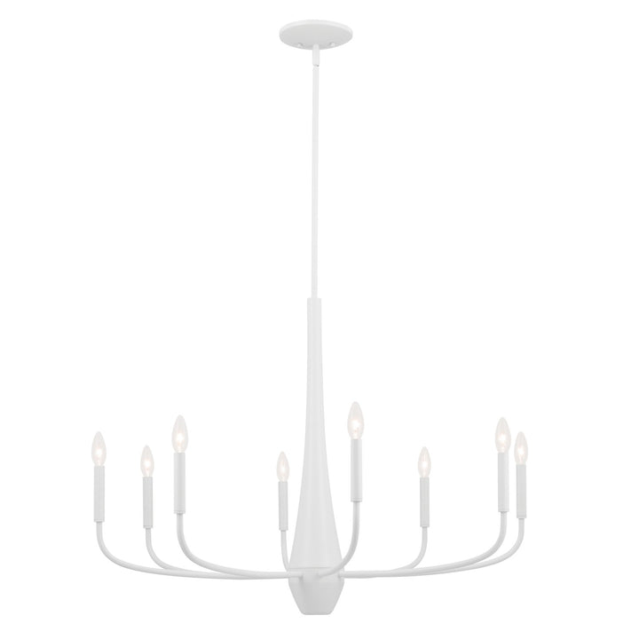 Kichler Canada - 52526WH - Eight Light Chandelier - Deela - White