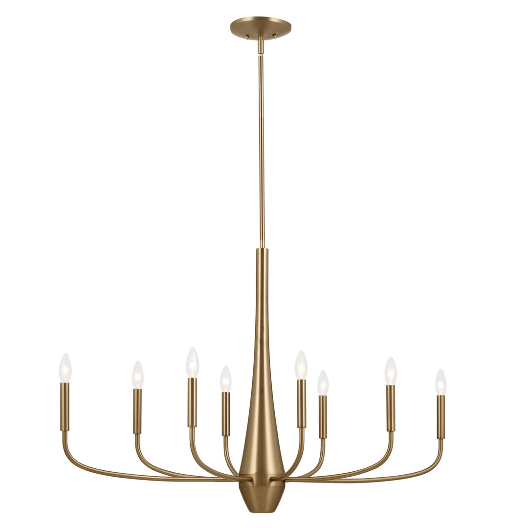 Kichler Canada - 52528CPZ - Eight Light Chandelier - Deela - Champagne Bronze