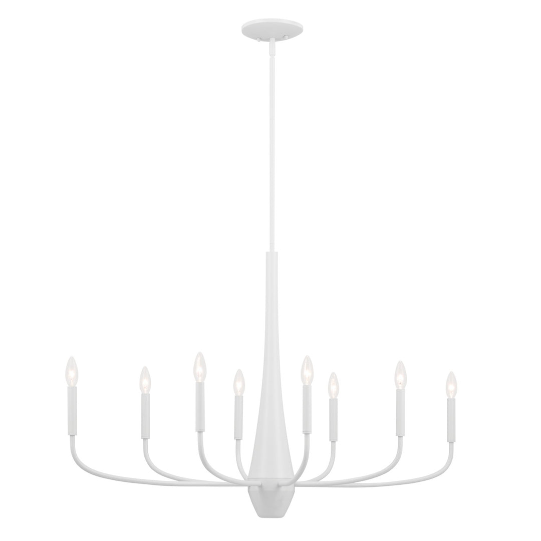 Kichler Canada - 52528WH - Eight Light Chandelier - Deela - White