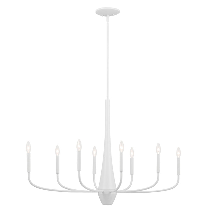 Kichler Canada - 52528WH - Eight Light Chandelier - Deela - White