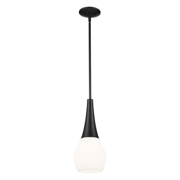 Kichler Canada - 52529BK - One Light Pendant - Deela - Black