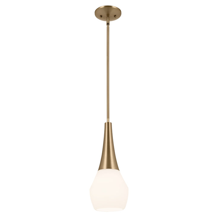 Kichler Canada - 52529CPZ - One Light Pendant - Deela - Champagne Bronze