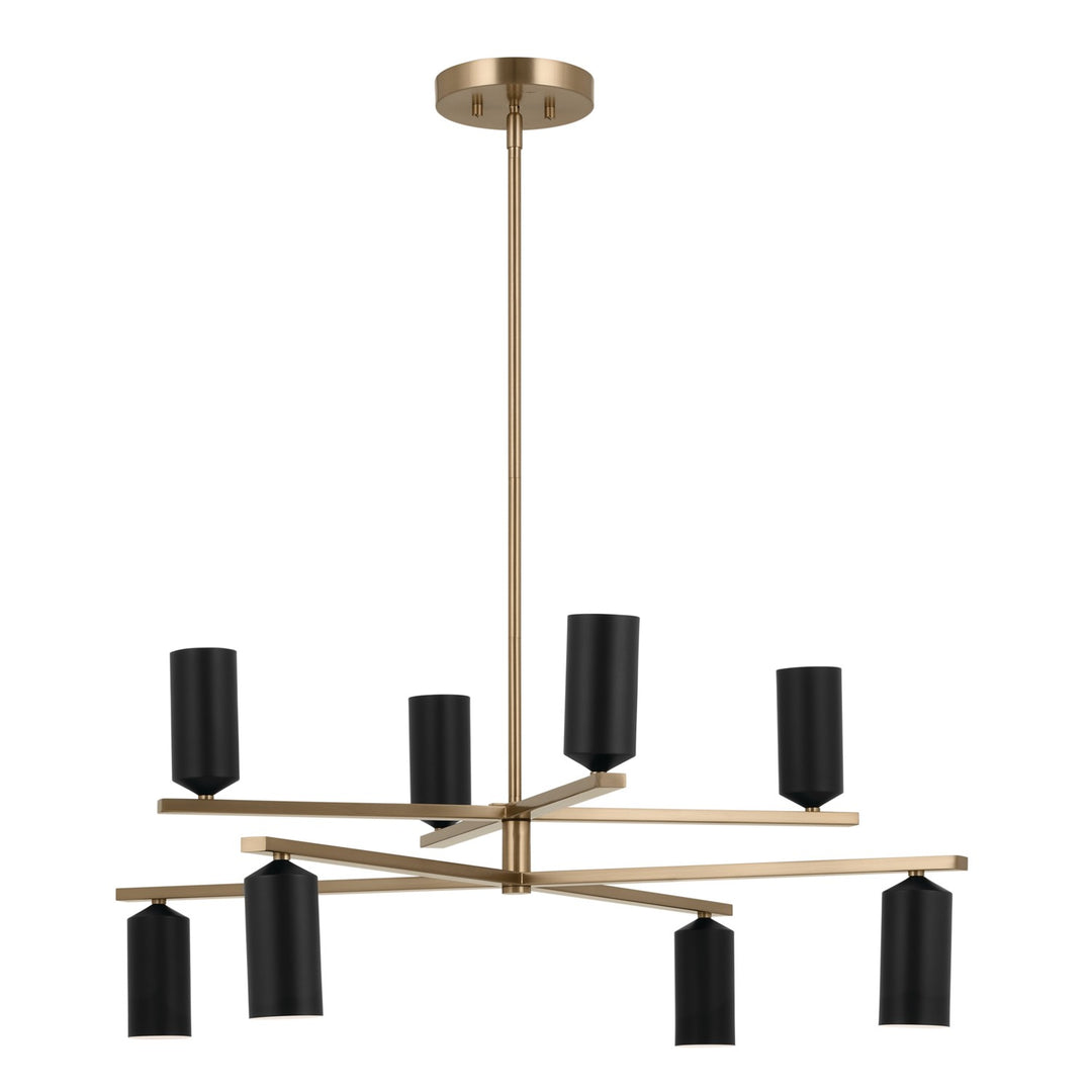 Gala LED Chandelier in Champagne Bronze