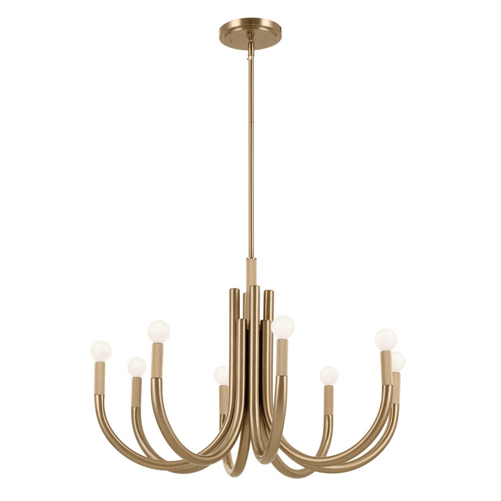 Kichler Canada - 52550CPZ - Eight Light Chandelier - Odensa - Champagne Bronze