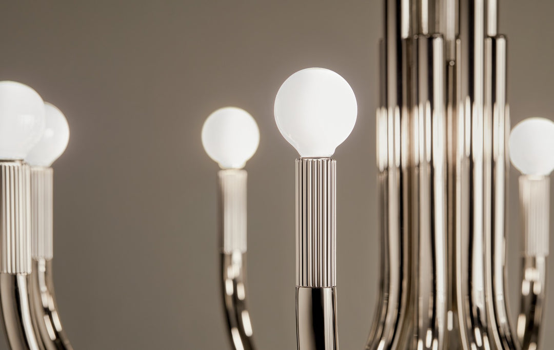 Kichler Canada - 52550PN - Eight Light Chandelier - Odensa - Polished Nickel