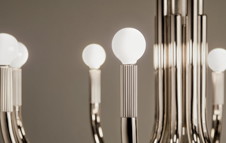 Kichler Canada - 52550PN - Eight Light Chandelier - Odensa - Polished Nickel