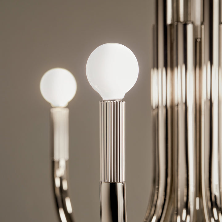 Kichler Canada - 52550PN - Eight Light Chandelier - Odensa - Polished Nickel