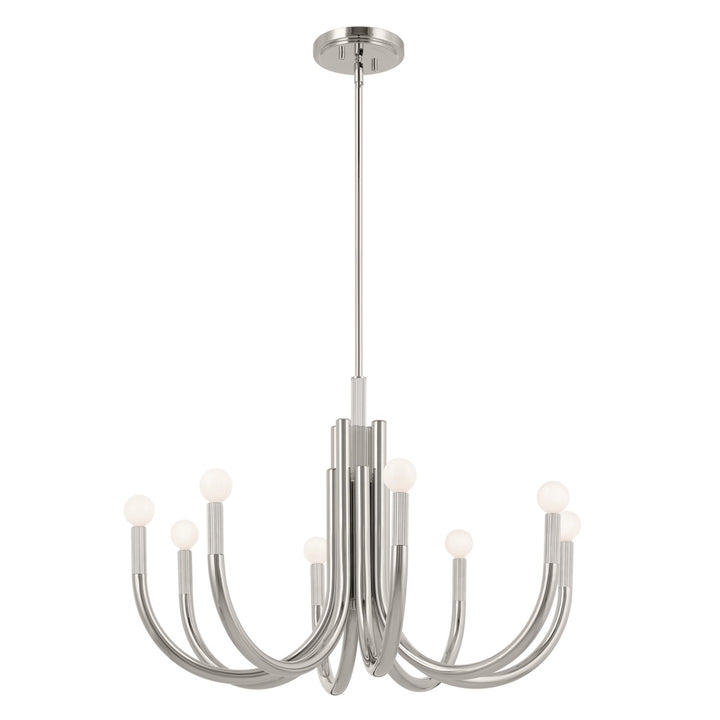 Kichler Canada - 52550PN - Eight Light Chandelier - Odensa - Polished Nickel