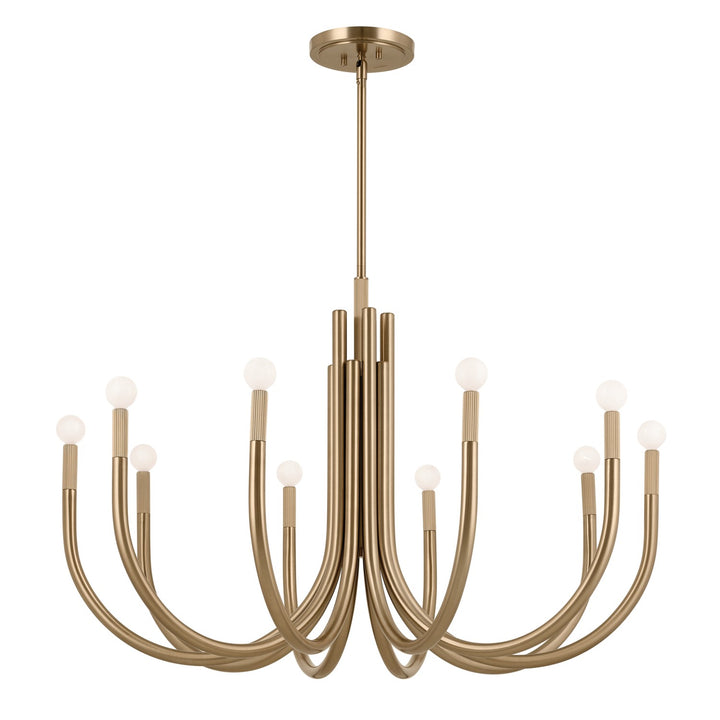 Kichler Canada - 52551CPZ - Ten Light Chandelier - Odensa - Champagne Bronze