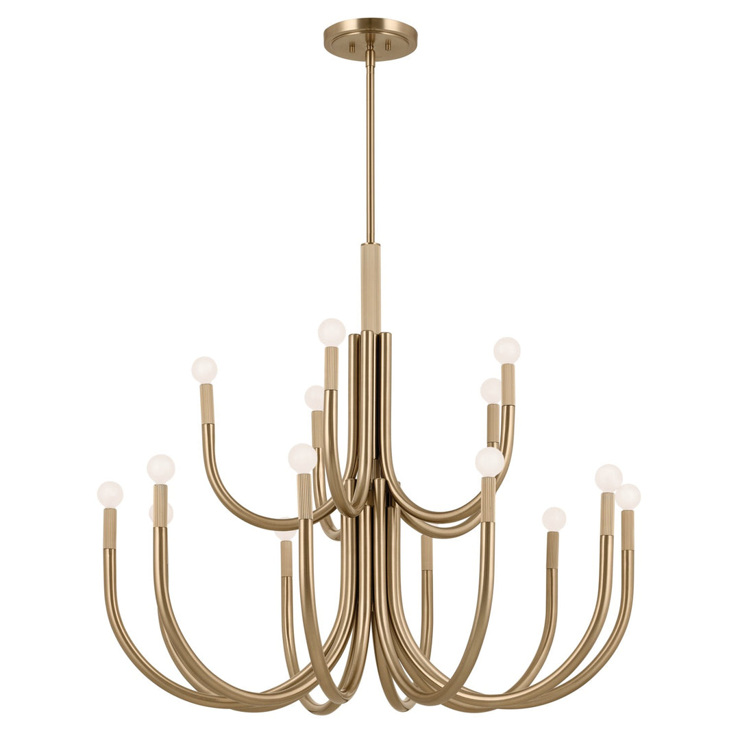 Kichler Canada - 52552CPZ - 15 Light Chandelier - Odensa - Champagne Bronze
