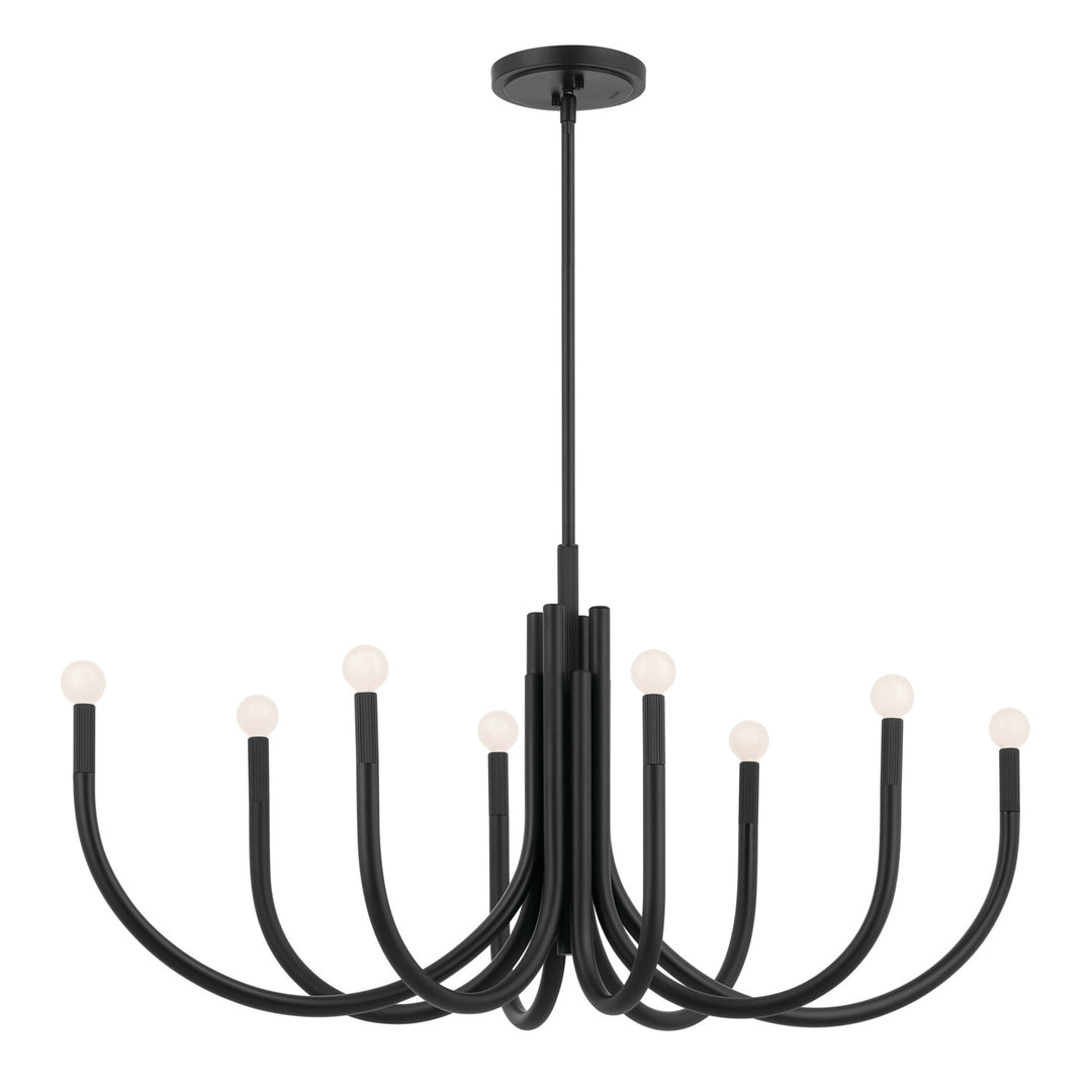 Kichler Canada - 52553BK - Eight Light Chandelier - Odensa - Black
