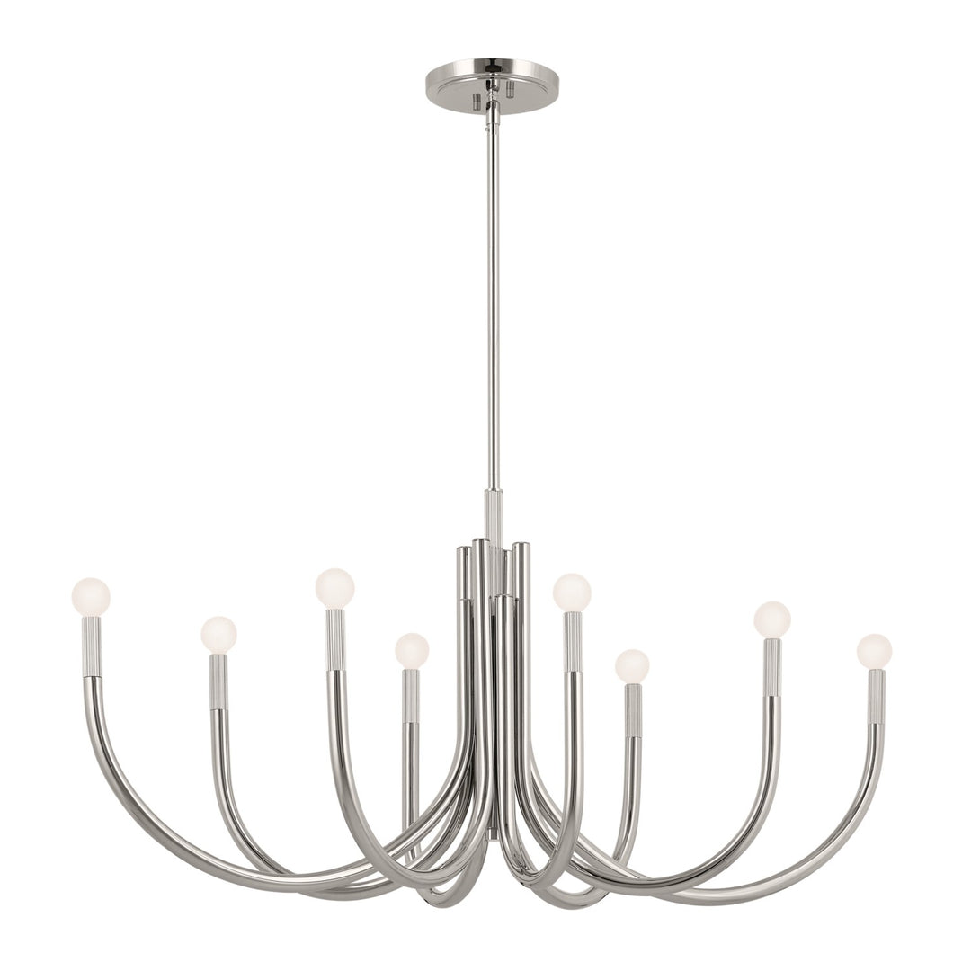 Kichler Canada - 52553PN - Eight Light Chandelier - Odensa - Polished Nickel