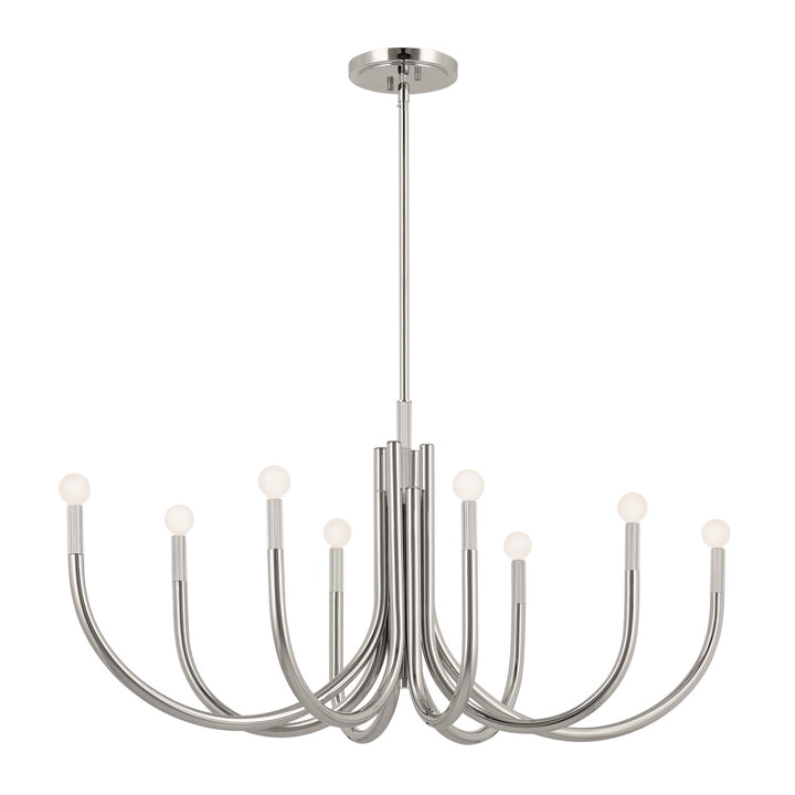 Kichler Canada - 52553PN - Eight Light Chandelier - Odensa - Polished Nickel