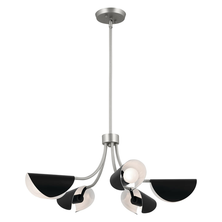 Kichler Canada - 52558SN - Five Light Chandelier/Semi Flush - Arcus - Satin Nickel