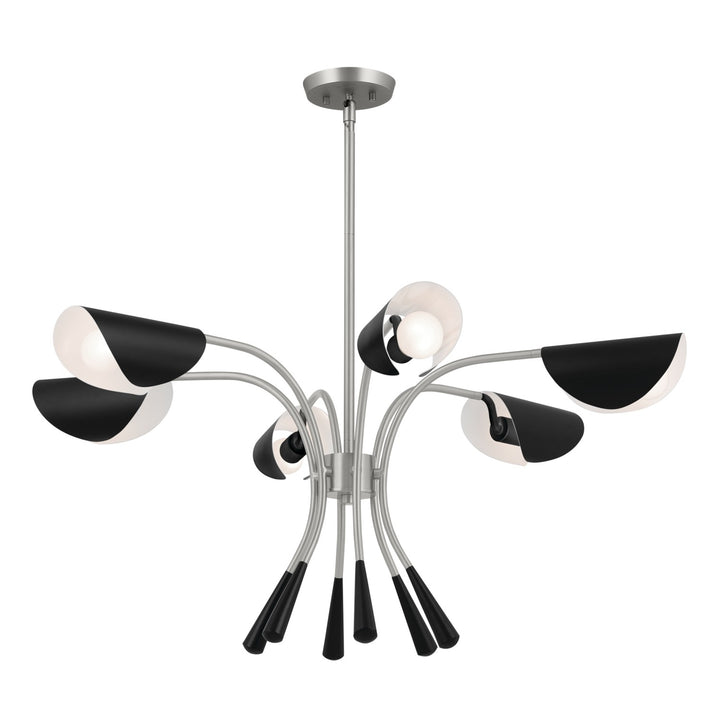 Kichler Canada - 52559SN - Six Light Chandelier - Arcus - Satin Nickel