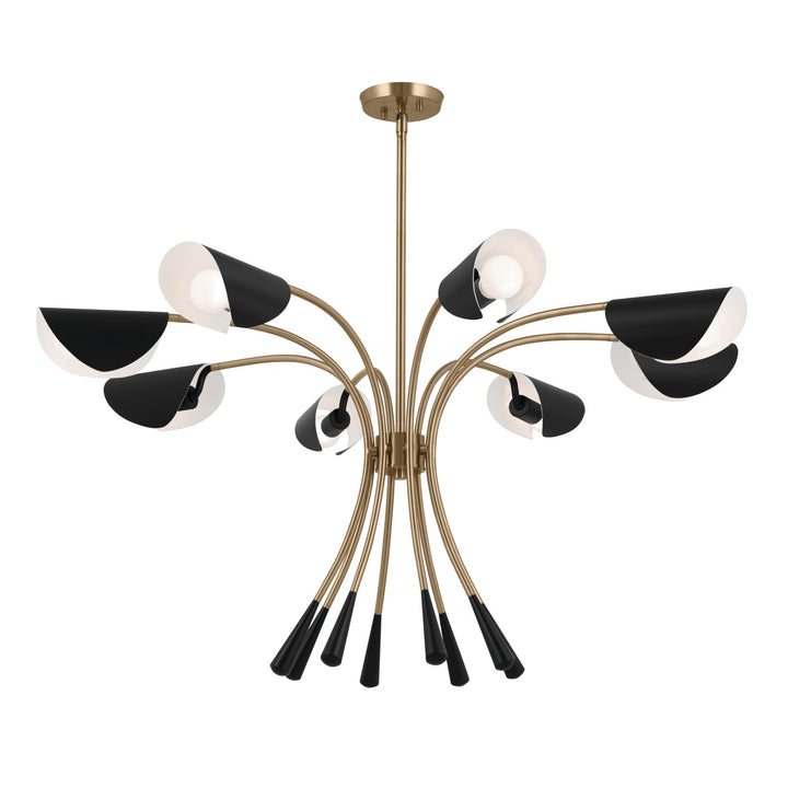 Kichler Canada - 52560CPZBK - Eight Light Chandelier - Arcus - Champagne Bronze
