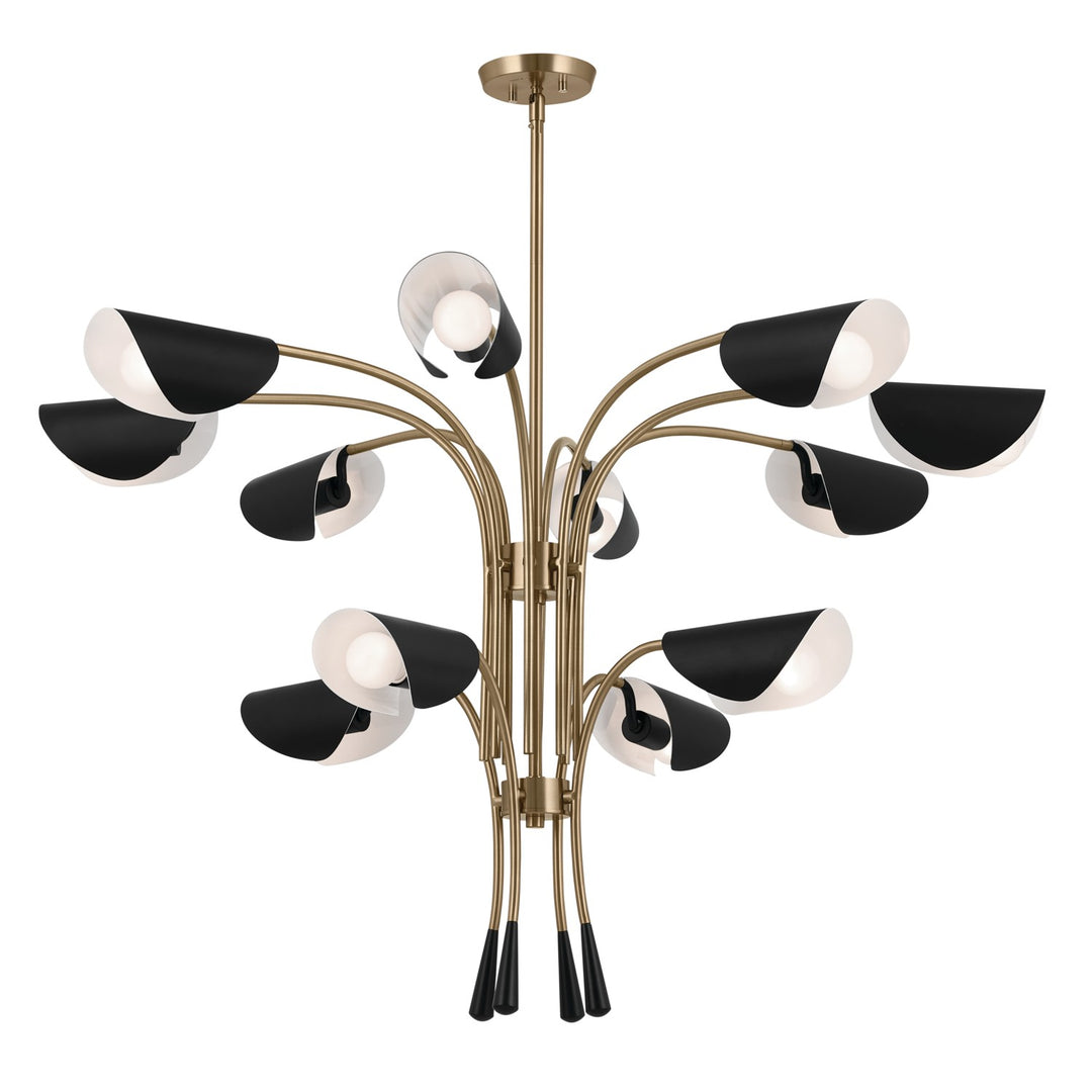 Kichler Canada - 52561CPZBK - 12 Light Chandelier - Arcus - Champagne Bronze