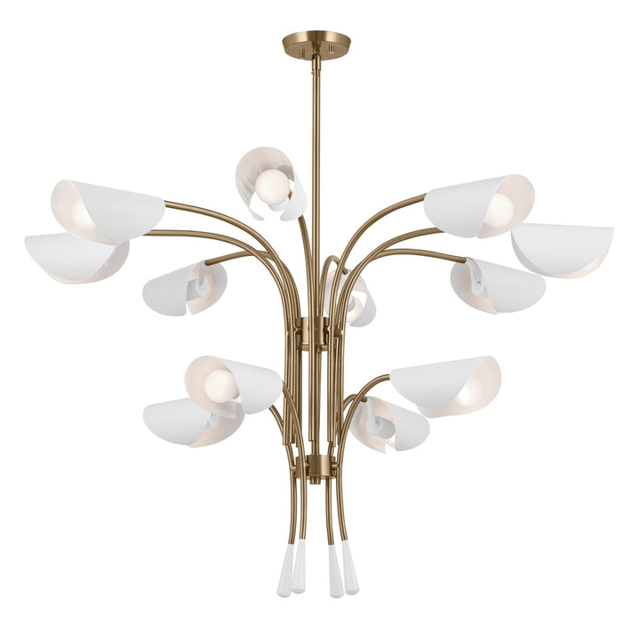 Kichler Canada - 52561CPZWH - 12 Light Chandelier - Arcus - Champagne Bronze