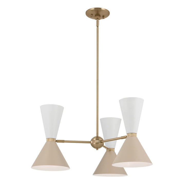 Kichler Canada - 52565CPZGRG - Six Light Chandelier - Phix - Champagne Bronze