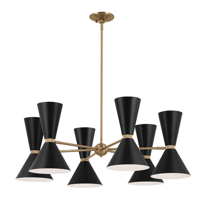 Kichler Canada - 52566CPZBK - 12 Light Chandelier - Phix - Champagne Bronze