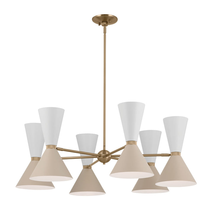 Kichler Canada - 52566CPZGRG - 12 Light Chandelier - Phix - Champagne Bronze