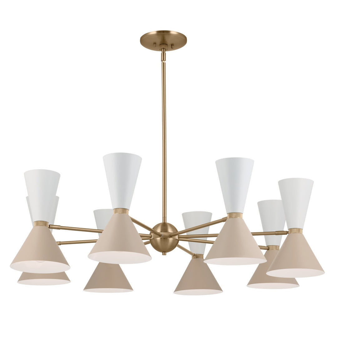 Kichler Canada - 52567CPZGRG - 16 Light Chandelier - Phix - Champagne Bronze