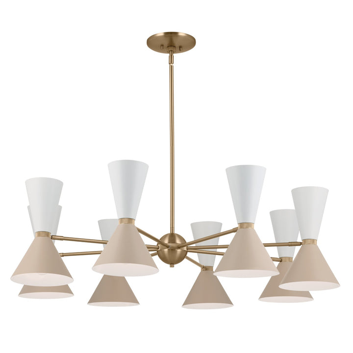 Kichler Canada - 52567CPZGRG - 16 Light Chandelier - Phix - Champagne Bronze