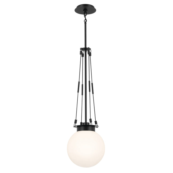 Kichler Canada - 52582BK - One Light Pendant - Albers - Black