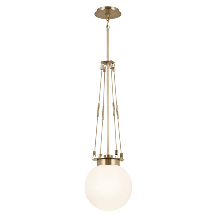 Kichler Canada - 52582CPZ - One Light Pendant - Albers - Champagne Bronze